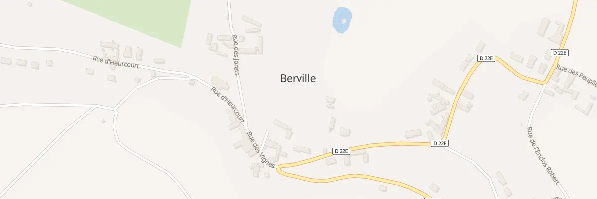 Plan du 8 Imp du Sausset à Berville