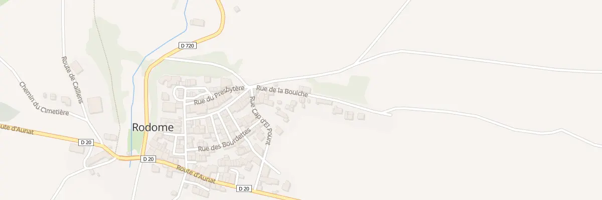 Plan du 39 Le Village à Rodome