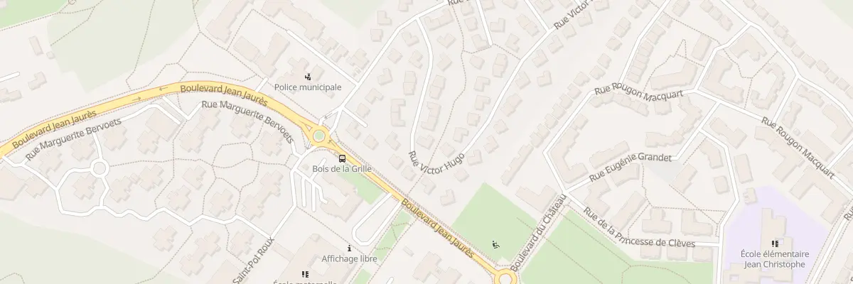 Plan du 13 Rue Victor Hugo à Guyancourt