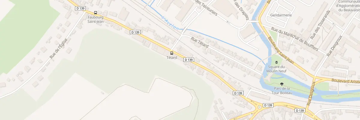 Plan du 43 Rue du Faubourg Saint-Jean à Beauvais