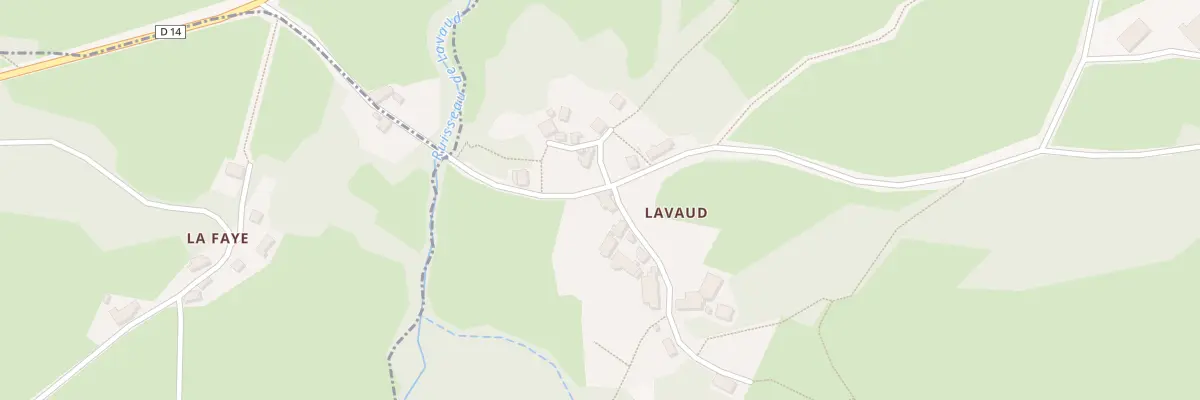 Plan du 5006 Lavaud à Jalesches