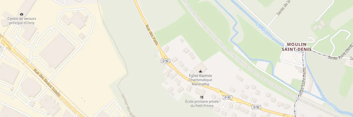 Plan du 54 Rue des Pâtis à Osny