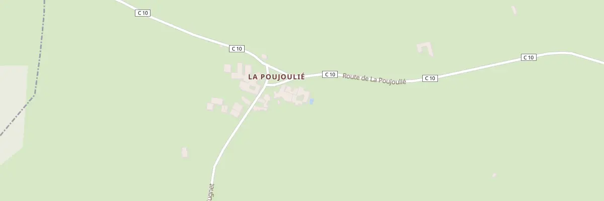 Plan du 5154 La Poujoulie à Montirat