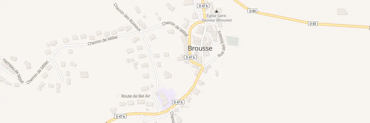 Plan du 14 Rue du forgeron à Brousse