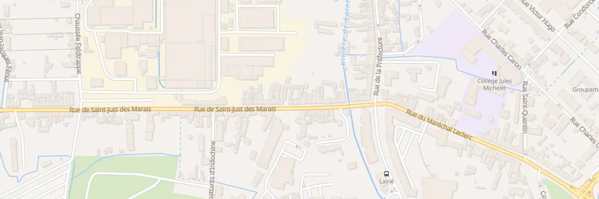 Plan du 32 Rue de Saint-Just des Marais à Beauvais