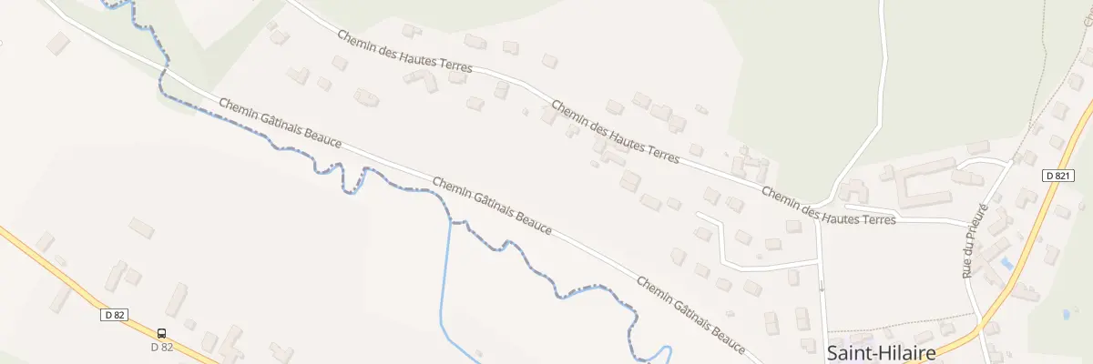 Plan du 7 Che des Hautes Terres à Saint-Hilaire