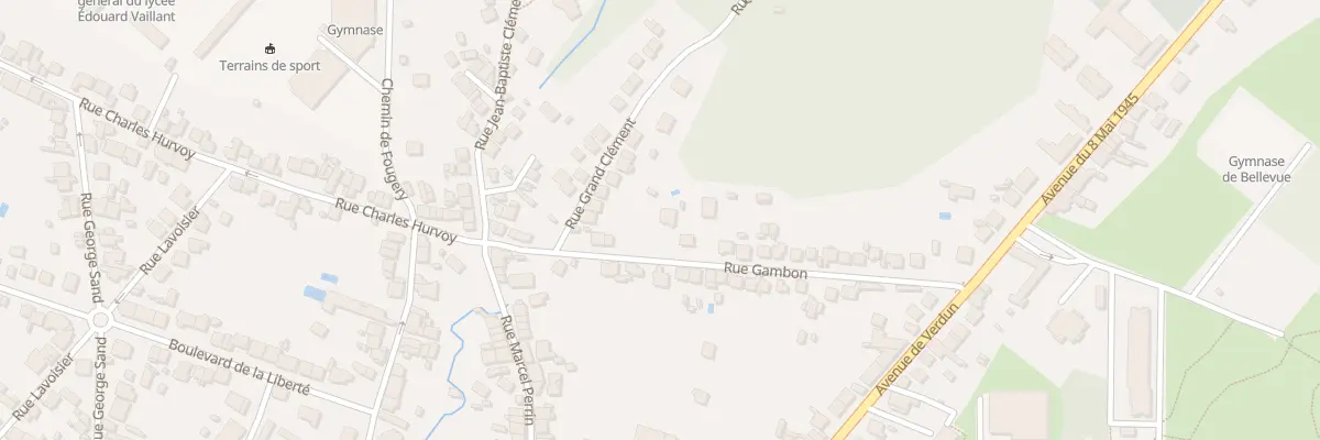 Plan du 10 Rue Gambon à Vierzon
