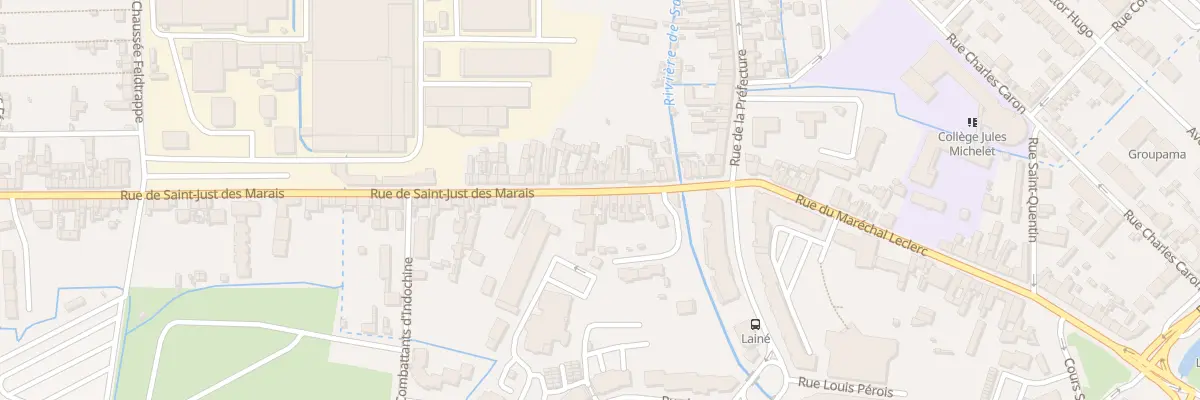 Plan du 17B Rue de Saint-Just des Marais à Beauvais