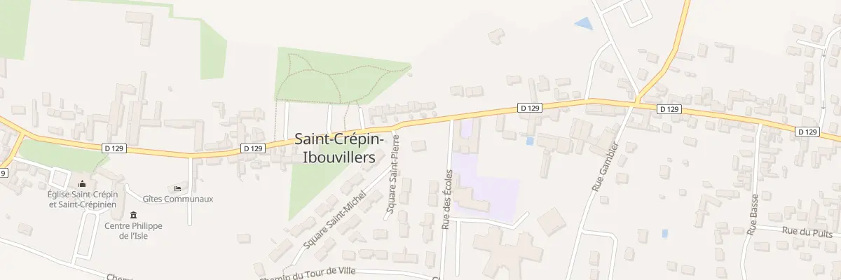 Plan du 45 Rue du Général De-gaulle à Saint-Crépin-Ibouvillers