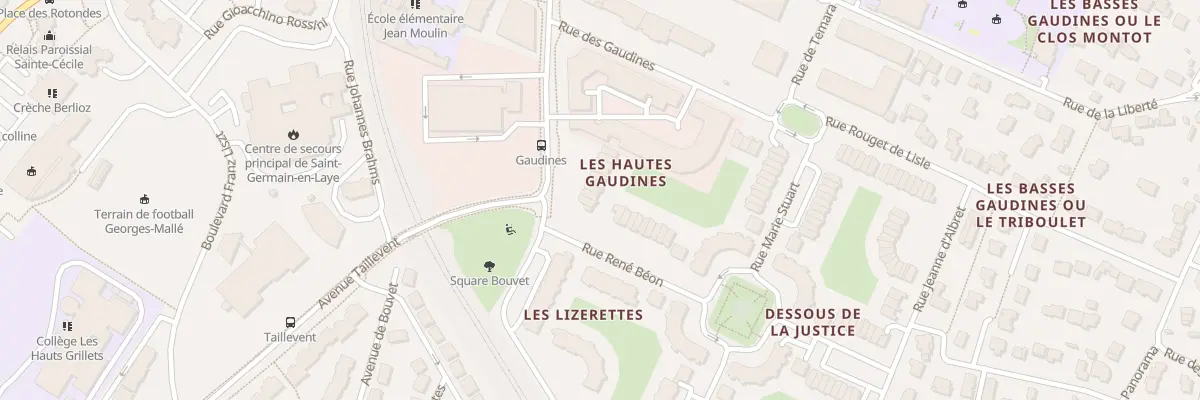 Plan du 45 Av Saint Fiacre à Saint-Germain-en-Laye