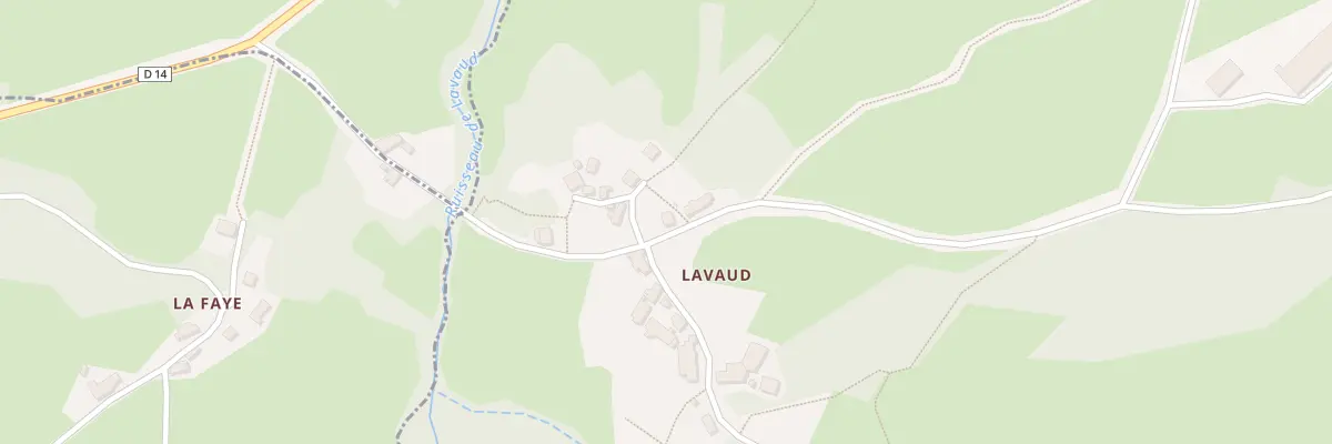 Plan du 5001 Lavaud à Jalesches