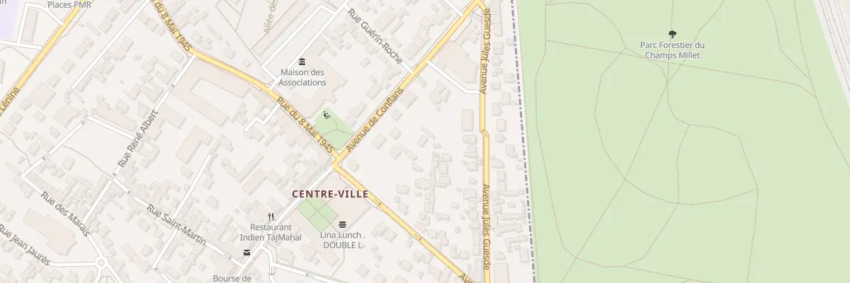 Plan du 34 Av de Conflans à Achères