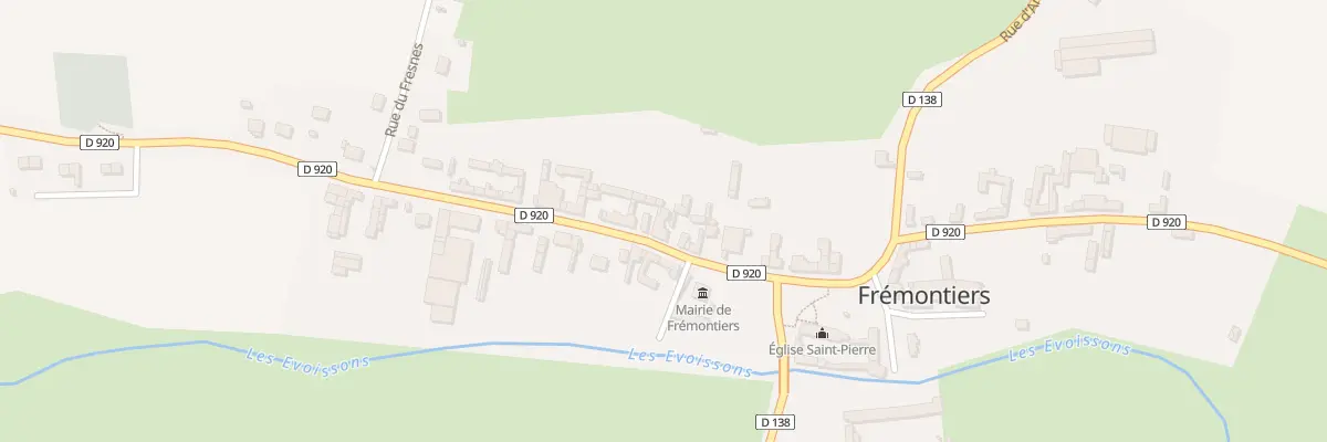 Plan du 13 Gr Grande Rue à Frémontiers