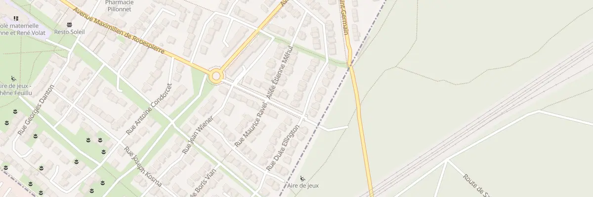 Plan du 34 Rue Claude Debussy à Achères