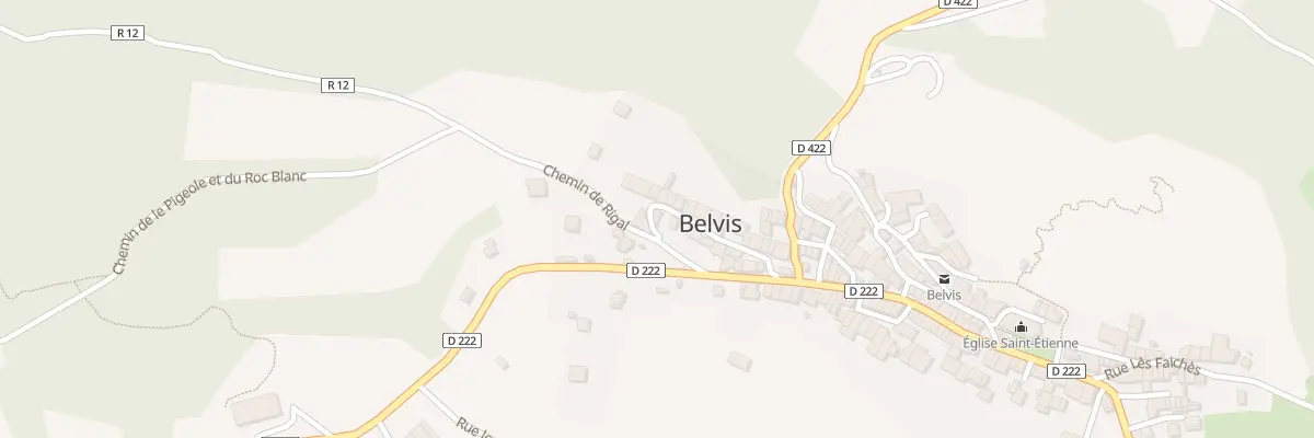 Plan du 19 Rue de L’Échartou à Belvis
