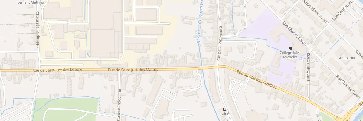 Plan du 24 Rue de Saint-Just des Marais à Beauvais
