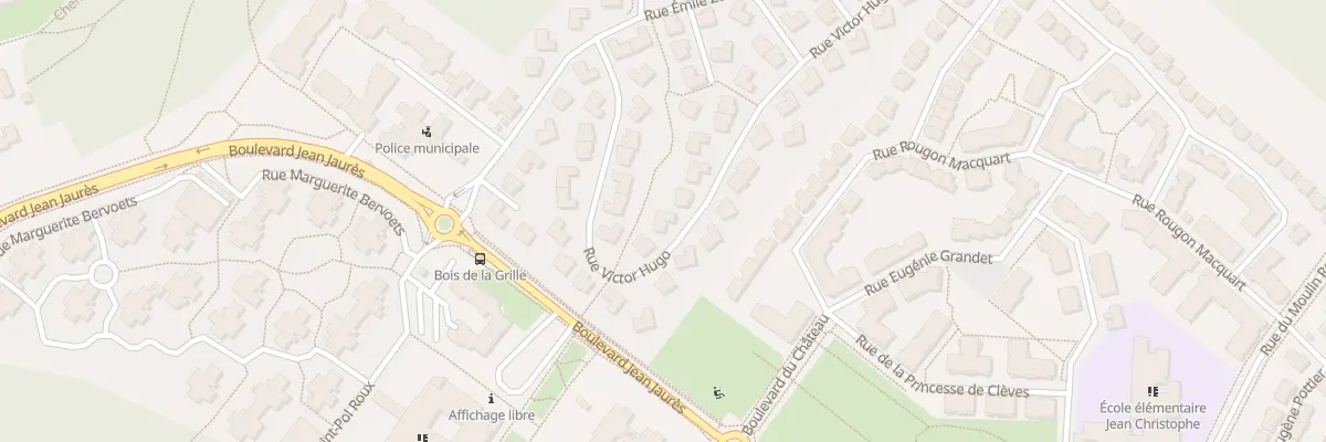 Plan du 17 Rue Victor Hugo à Guyancourt