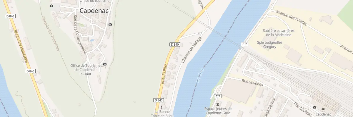 Plan du 32 Rue du Port à Capdenac