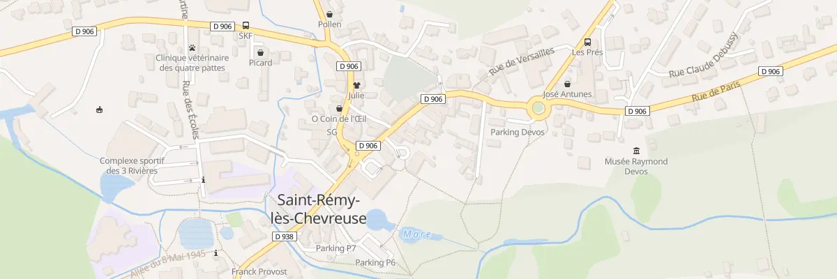 Plan du 4 Rue Victor Hugo à Saint-Rémy-lès-Chevreuse