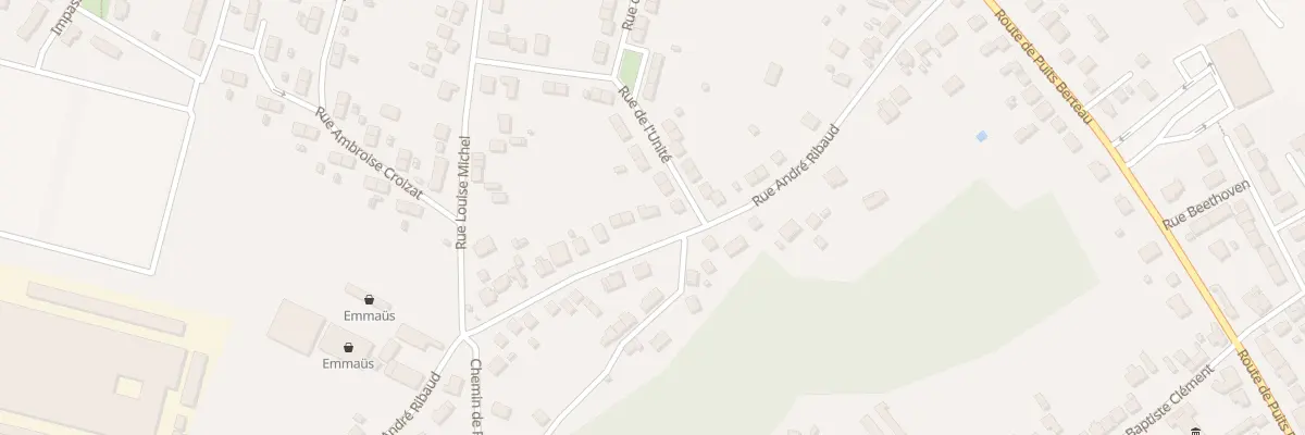 Plan du 109 Rue André Ribaud à Vierzon