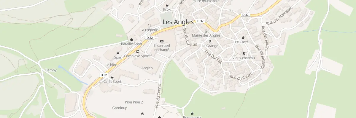 Plan du 5 Rue du Tennis aux Angles