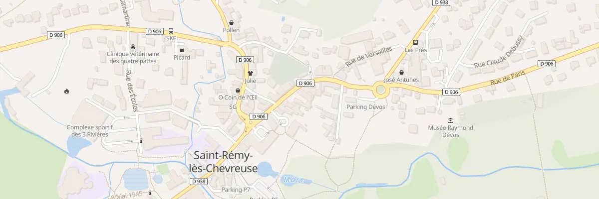 Plan du 6 Rue Victor Hugo à Saint-Rémy-lès-Chevreuse