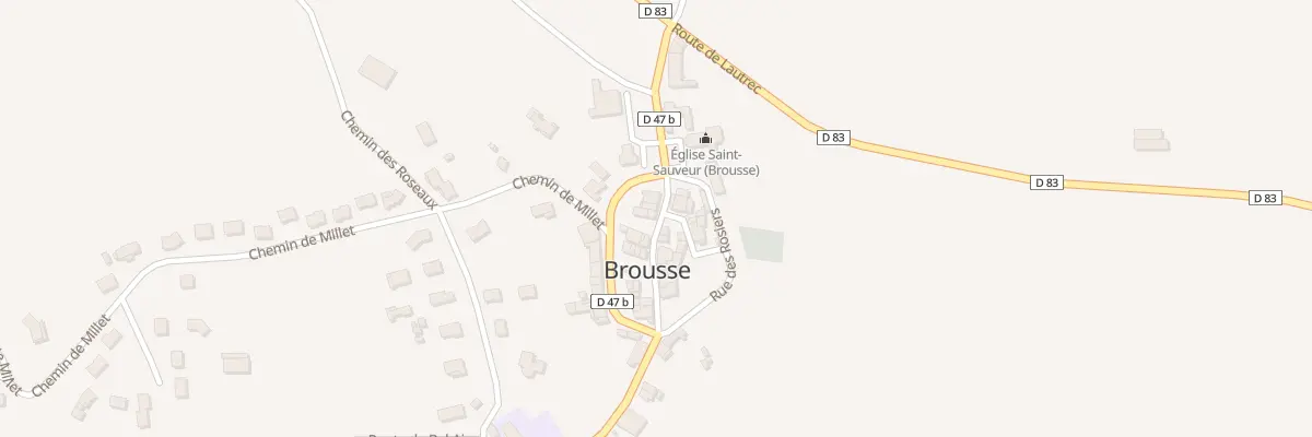 Plan du 6 Rue Grand Rue à Brousse