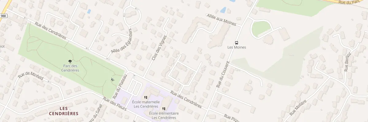 Plan du 20 Rue Ernest Cousseran à Limours