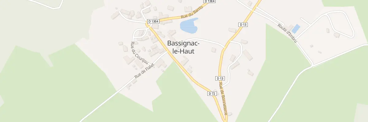 Plan du 5 Rue du Peyrat à Bassignac-le-Haut