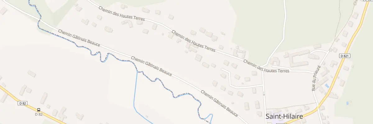 Plan du 5T Che des Hautes Terres à Saint-Hilaire