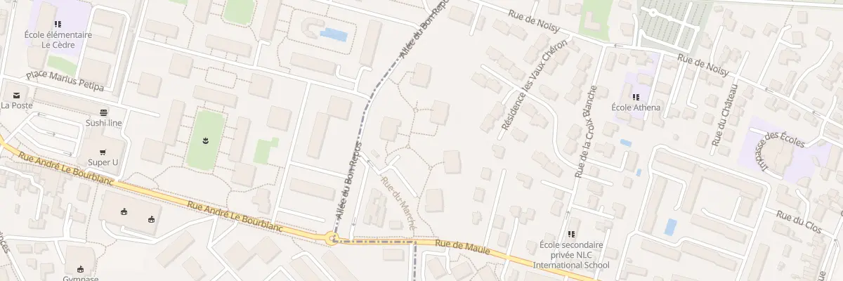 Plan du 4 Rue du Marché à Bailly
