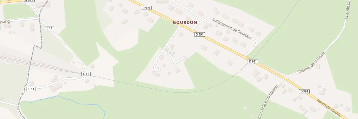 Plan du 3 Imp du Tilleul à Moustier-Ventadour