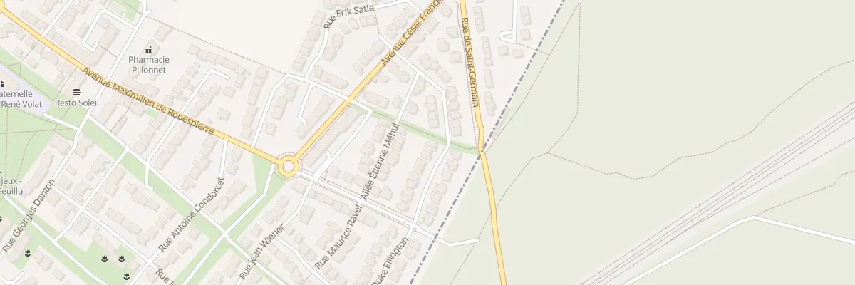 Plan du 18 Rue Claude Debussy à Achères