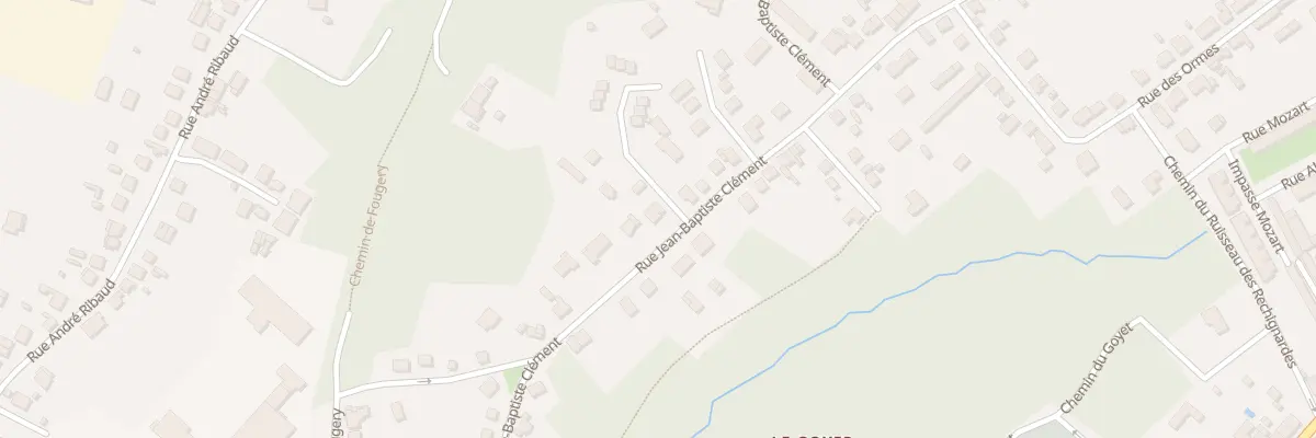 Plan du 60B Rue Jean-baptiste Clément à Vierzon