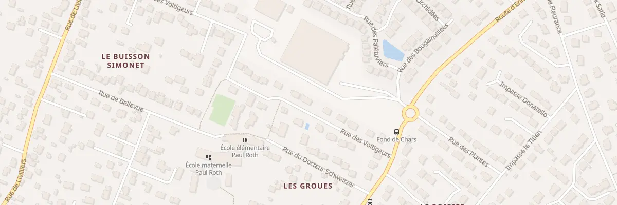Plan du 39 Rue des Voltigeurs à Osny