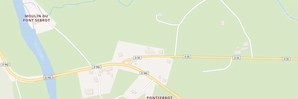 Plan du 5146 Le Pont Sebrot à Moutier-d’Ahun
