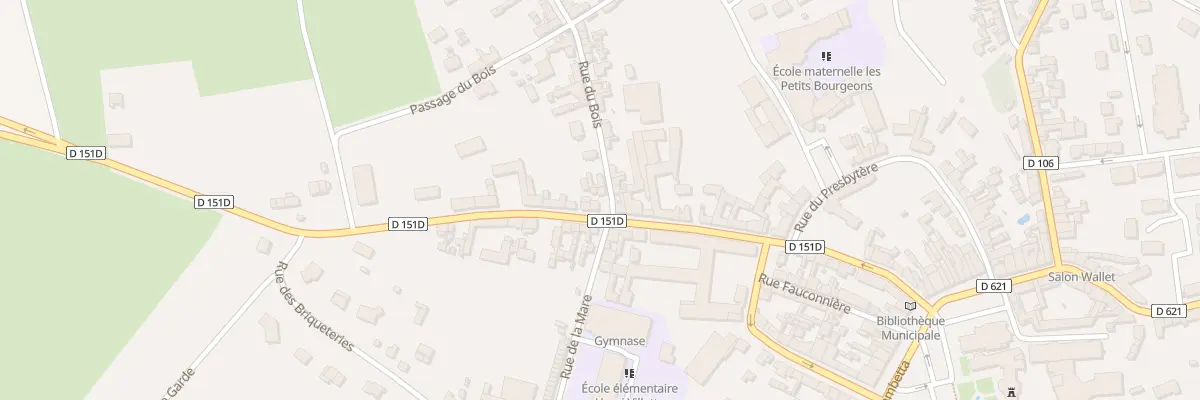 Plan du 3 Rue du Bois à Crèvecœur-le-Grand
