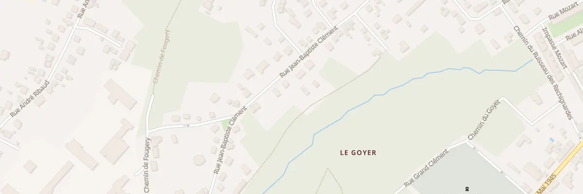 Plan du 43 Rue Jean-baptiste Clément à Vierzon