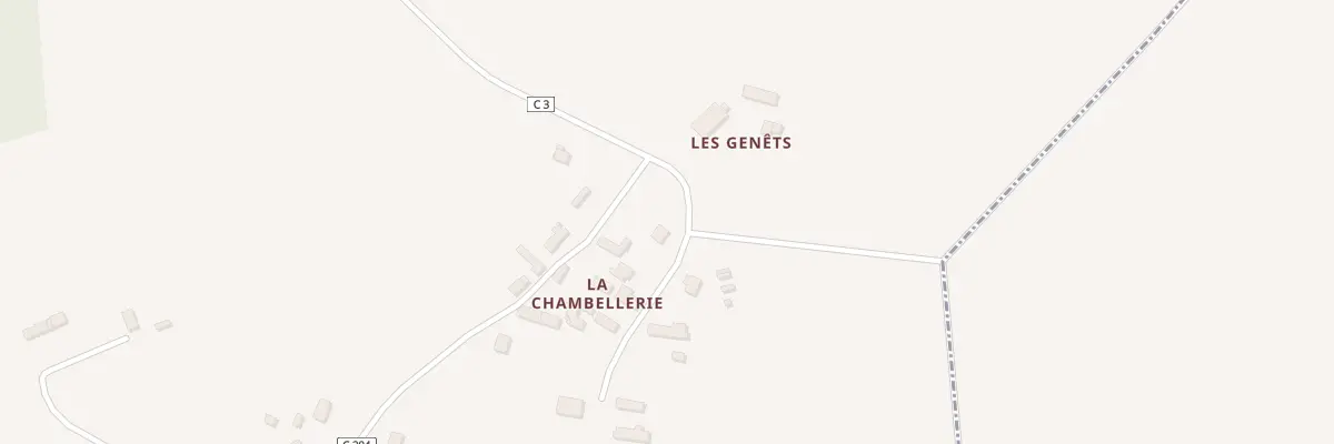 Plan du 17 La Chambellerie à Méreau