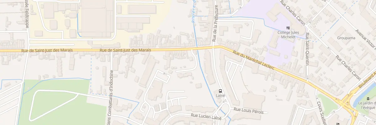 Plan du 7 Rue de Saint-Just des Marais à Beauvais