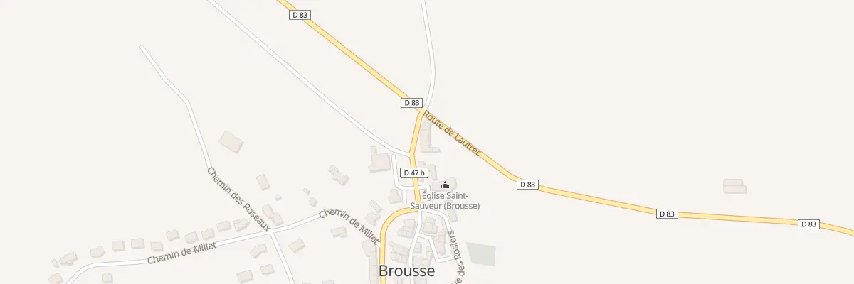 Plan du 4 Rue de la Mairie à Brousse