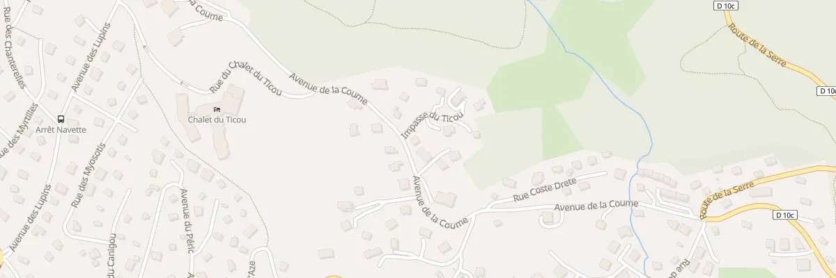 Plan du 138 Av de la Coume à Bolquère