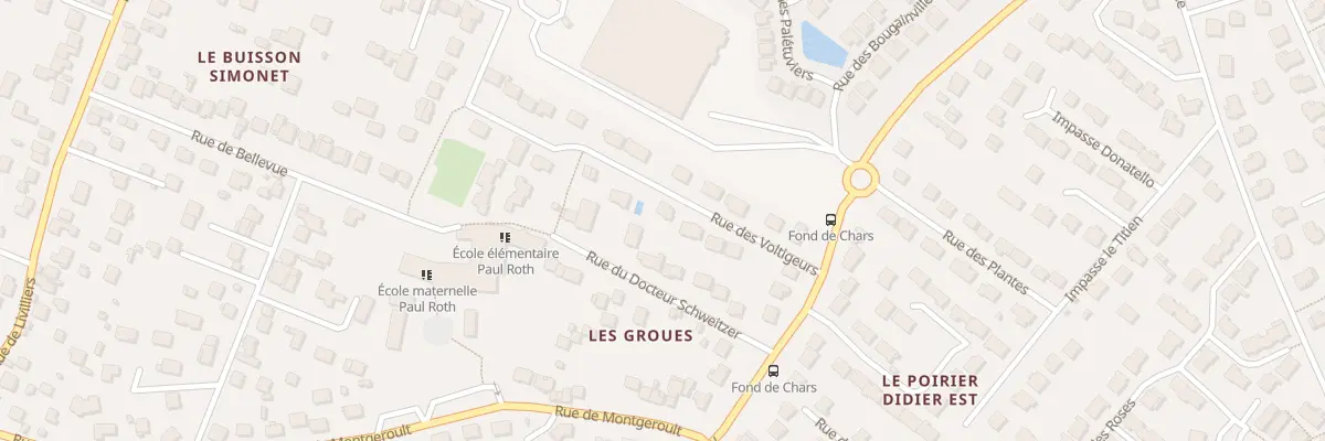 Plan du 50 Rue des Voltigeurs à Osny