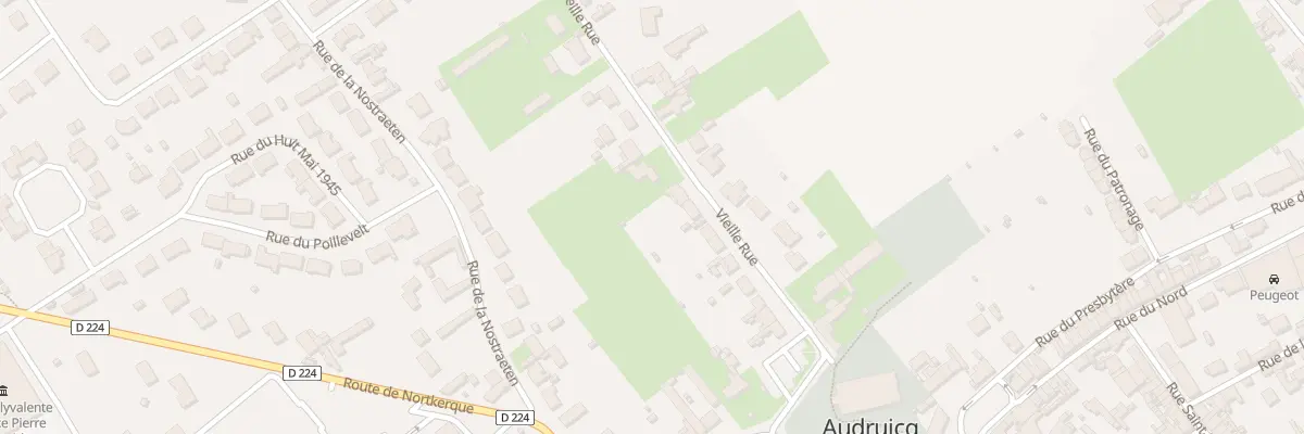 Plan du 205 Vc Vieille Rue à Audruicq