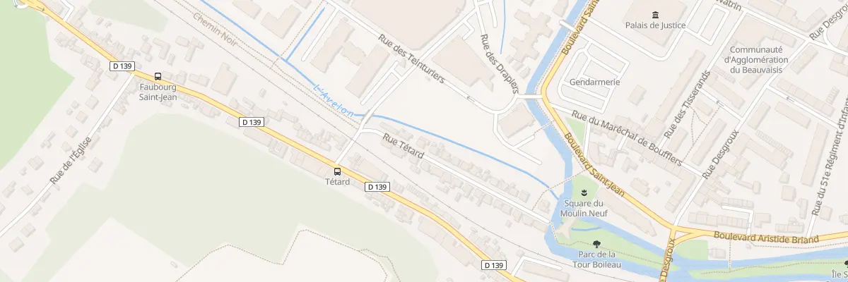 Plan du 7 Rue Tétard à Beauvais
