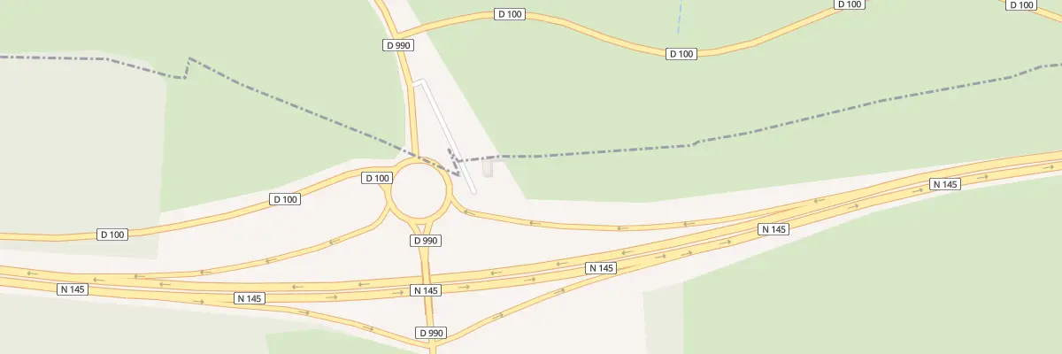 Plan du 5244 Poteau de Pierre Blanche à Ladapeyre