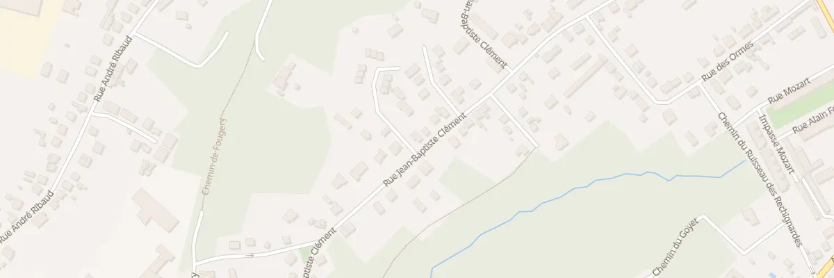 Plan du 62T Rue Jean-baptiste Clément à Vierzon