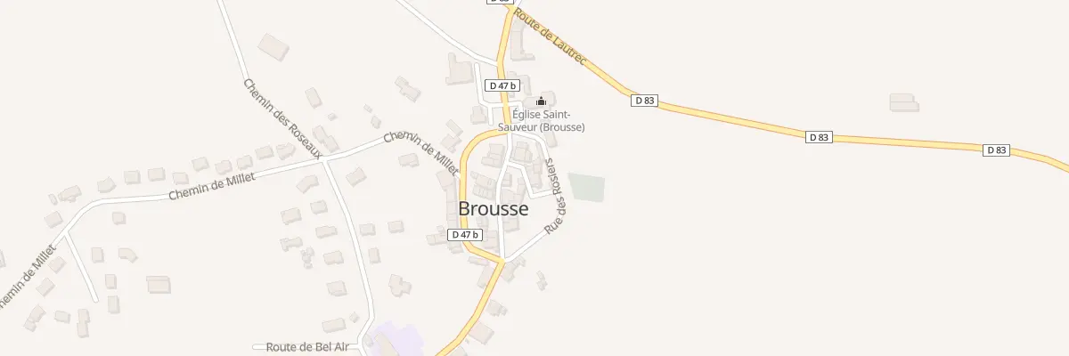 Plan du 7 Prom des Tilleuls à Brousse