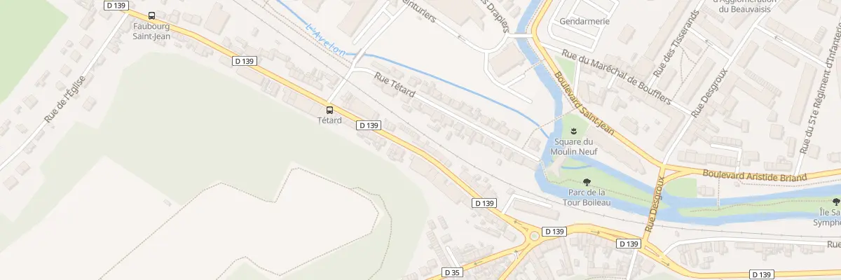 Plan du 30 Rue du Faubourg Saint-Jean à Beauvais