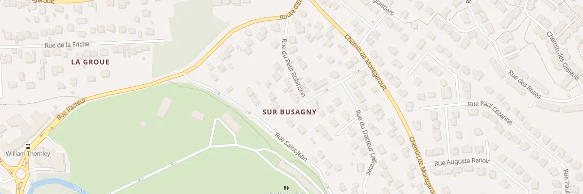 Plan du 12 Rue du Petit Robinson à Osny